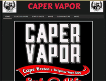 Tablet Screenshot of capervapor.com